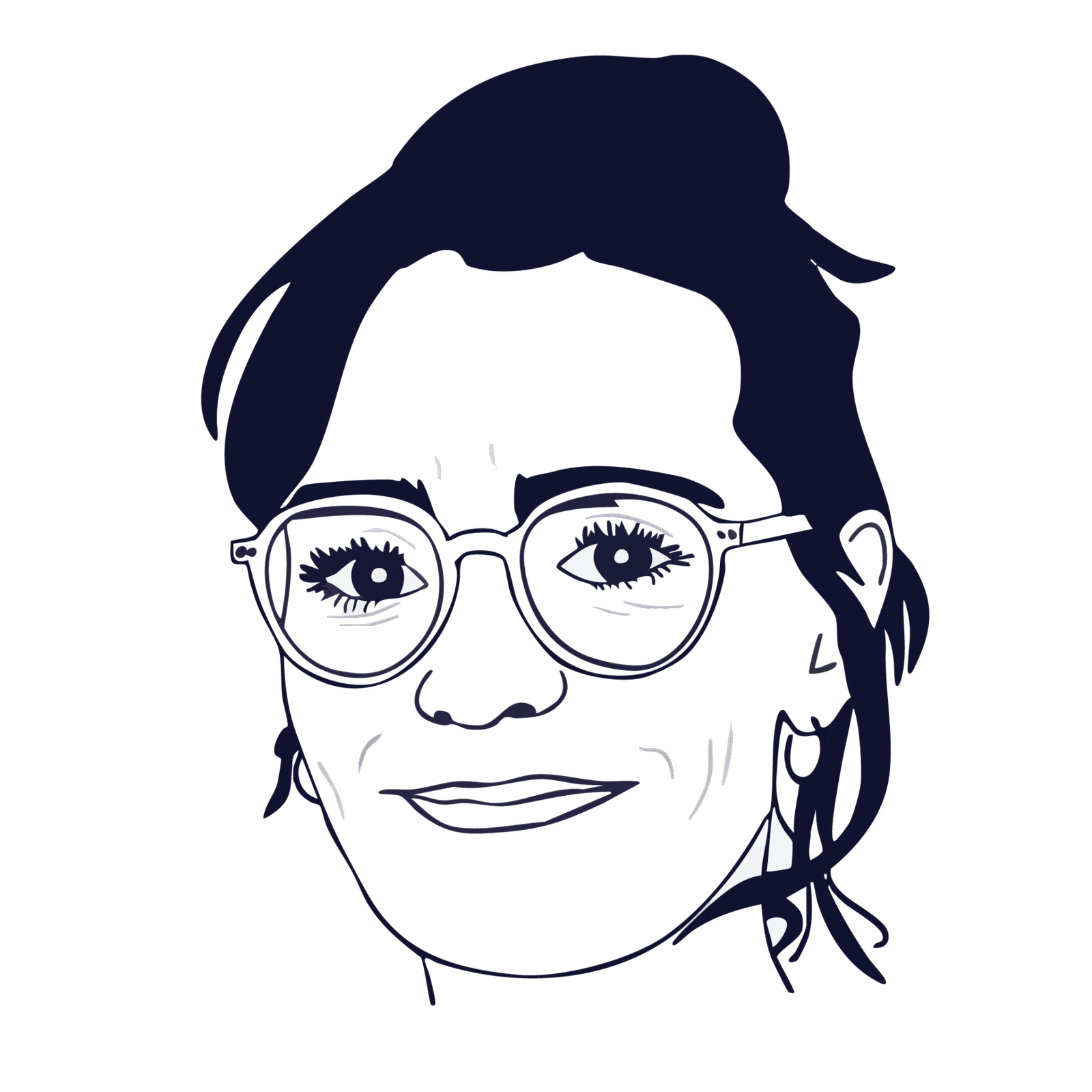 fondatrice-karistoria-portrait-illustration Portrait dessiné de la fondatrice de Karistoria, experte en conseil éditorial et graphisme